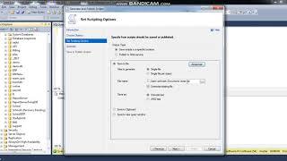 generate scripts of database with data in sql server management studio.