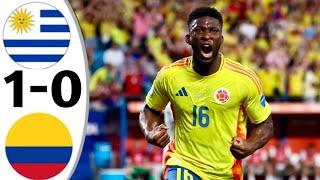 Colombia Vs Uruguay 1-0 Copa America 2024 Semi Final Highlights | COL VS URU Epic Goals