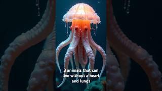 3 animals that can live without a heart or a brain #shortvideo #shorts #cool #animals #facts