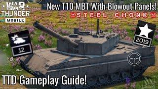 War Thunder Mobile - Tank Technology Demonstrator (TTD) - Gameplay Guide! - MBT With Blowout Panels!