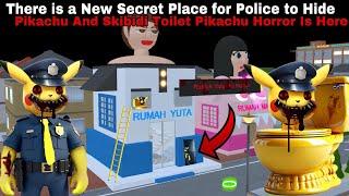 THERE'S A NEW SECRET PLACE POLICE PIKACHU HORROR AND SKIBIDI TOILET YELLOW PIKACHU HORROR ZOMBIE⁉️