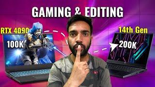 Best New Gaming & Video Editing Laptops Under 100k to 200k Latest 14Th Gen RTX 4060 Under 1Lakh 2024