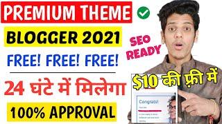 Premium Blogger Template 2021 FREE | SEO Friendly Blogger Template | 100% AdSense Approval