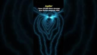 Earth vs Jupiter Magnetic field #space #cosmos #astronomy #shorts #nasa