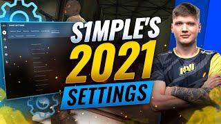 S1mple's UPDATED 2021 CS:GO Settings (Sensitivity, Video, Crosshair & MORE)