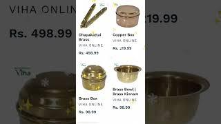 Authentic and Organic Copper Box for Daily Use | Viha Online Shopping | Anitha Kuppusamy Viha