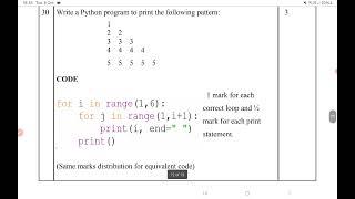 Class 11 COMPUTER SCIENCE 08-10-2024 COMPUTER SCIENCE solution class 11 MID TERM exam solution