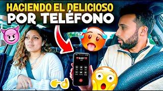 CONDUCTOR DE UBER INTENTA HACER EL DELICIOSO POR TELEFONO FRENTE A SU PASAJERA |  !MIRA LA REACCION!