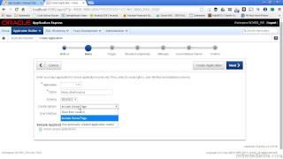 Oracle Application Express Tutorial | Creating A New Application - Part 1