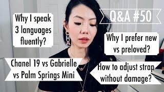 Q&A #50: Chanel 19 Bag vs Gabrielle vs Palm Springs Backpack, Does Size affects Resale & More!