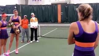 Women's Tennis // Koroleva Senior Day Ceremony