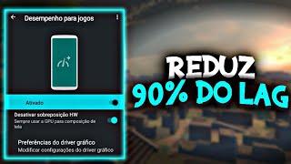 DESCOBRI ! TUDO SOBRE REDUZIR LAG ! ATIVE O MODO GAMER TOTAL NO SEU ANDROID ! FREE FIRE 