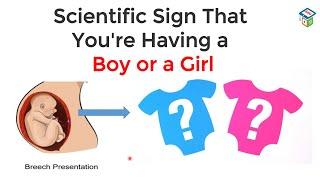 BREECH BABY IS SIGN OF BABY GIRL OR BOY | SCIENTITFIC SIGN OF GENDER PREDICTION | BABY SEX REVEAL