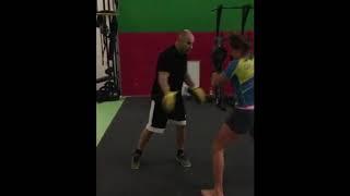 SZFighters - Evgeni Vasilev Pads training