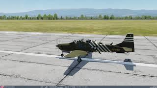 Super Tucano Landing - DCS World A-29B