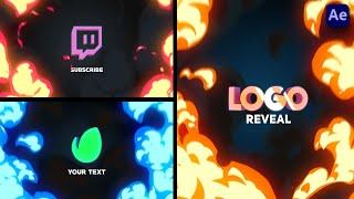 Fire Logo/Text reveal animations [After Effects]