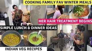 Her Treatment starts | Cooking Winter Special Lunch Thali | Family Loved Indian Veg Recipes