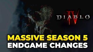 Massive ENDGAME Season 5 Changes - Diablo 4