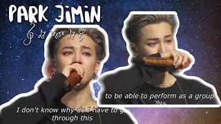 Jimin crying at the MOTS ONE Concert