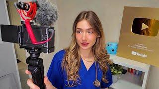 Week in the life of a Doctor and YouTuber | balancing careers (trying)