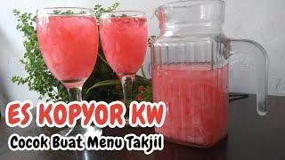 Resep es kopyor agar agar super segar, es kopyor kw mudah