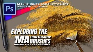 Photoshop Painting Brushes - Exploring the MA Brushes pt 1