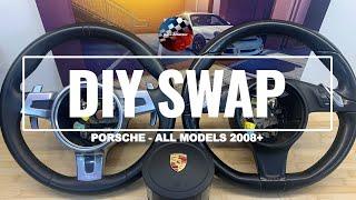 Porsche Steering Wheel & Airbag - DIY SWAP - 911/Cayman/Boxster/Cayenne/Macan/Panamera