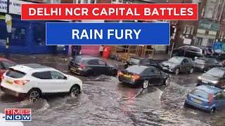 Live | Heavy Rains Halt Normalcy, Delhi Records Excessive Downpour |Arvind Kejriwal Briefs | Monsoon