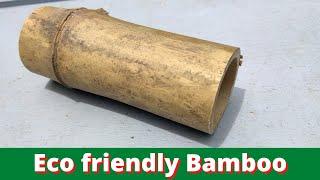 How to make a bamboo cup, Bahor cup kenedore banobo, bas ka cup keise banate hain.