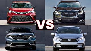 2022 kia carnival vs honda odyssey vs toyota sienna vs chrysler pacifica! (review) kia carnival!