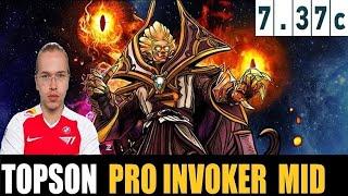  TOPSON [INVOKER] MID 7.37B - DOTA 2 HIGHEST MMR MATCH #dota2    #dota2gameplay  #topson