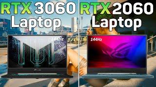 RTX 3060 Laptop vs RTX 2060 Laptop | 8 Games Test