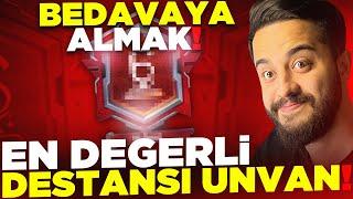 OYUNDAKİ EN DEĞERLİ DESTANSI ÜNVANI 2 DAKİKADA ÜCRETSİZ ALDIK! (AŞIRI KOLAY) PUBG Mobile