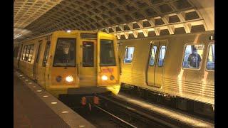 WMATA Metro Trains at L'Enfant Plaza