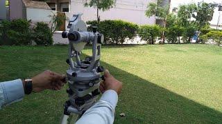 Part-1 Theodolite Surveying In Hindi (Parts of Theodolite, Varnier scale,)