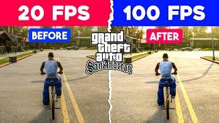  GTA San Andreas Lag Fix Low End PC | How To Fix Lag in GTA SA ?