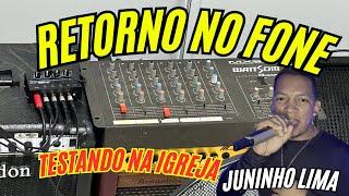 Retorno via fone na igreja sem power play