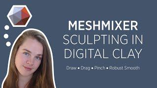 Meshmixer | How to sculpt in digital clay |  Quickie 