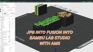 From Jpg To Fusion To Bambu Studio: Creating 3d Printed Product With P1S With AMS - Etsy Product