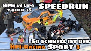 SPEEDRUN Venom 2 von HPI-Racing mit 2 und 3S - NiMh / Lipo Akkus