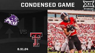 Abilene Christian vs. Texas Tech Condensed Game | 2024 Big 12 Football