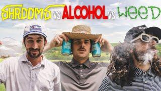 Mushrooms vs ALC vs Weed | Epic Golf Match