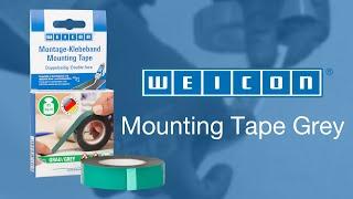 Flexible mounting of a 3-way mirror | WEICON Mounting Tape Grey and WEICON Surface Cleaner