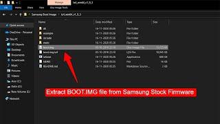 How to Extract BOOT.IMG file from Samsung Stock Firmware