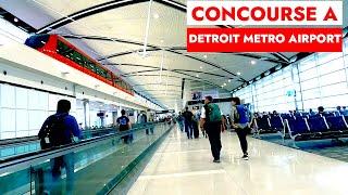 Gates & Shops Concourse A | McNamara Terminal | Detroit Metro Terminal | Romulus. MI