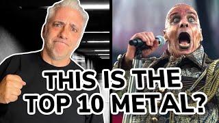 Reacting to the Top 10 Metal Songs