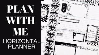 PLAN WITH ME | Horizontal Happy Planner | Wild Styled