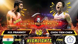 Amazing‼️High Tension Match‼️Hs Prannoy vs Chou Tien Chen Japan Badminton