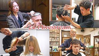 24/7 ASMR barbershop videos: haircut, shave, shampoo, massage for Relaxing, Sleeping by YesPLzASMR