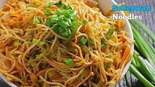 Veg Noodles Recipe in Telugu | Schezwan Noodles | Restaurant Style | Chinese Recipe